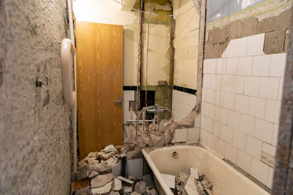 Shower Tile Demolition in Littleton